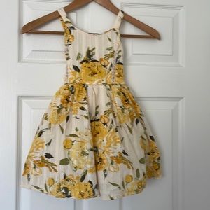 Yellow floral dress from Nordstrom